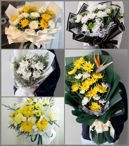广东梅州市五华县安流镇龙中村白事花束代送
